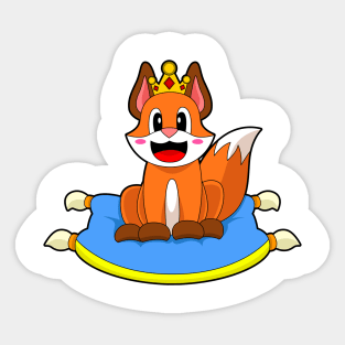 Fox Queen Crown Sticker